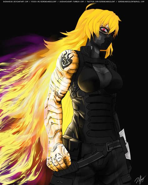 Yang as Winter Soldier [RWBY x MARVEL] by dashahead on DeviantArt