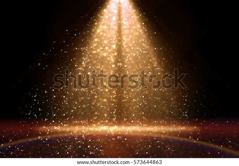 Stage Light Golden Glitter Lights On Stock Photo 573644863 | Shutterstock