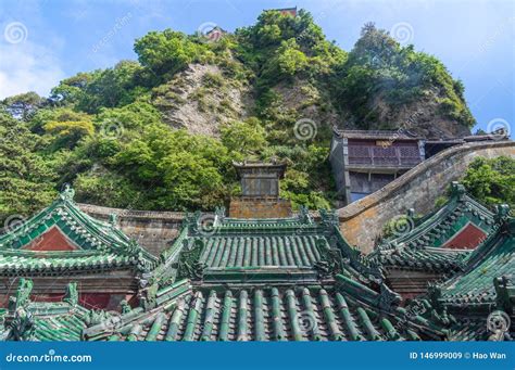 The Charming Summer Scenery of Wudang Mountain in China Stock Image - Image of four, clouds ...