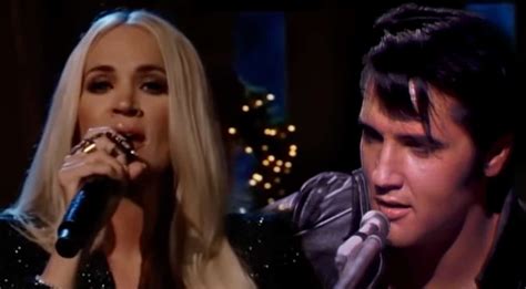 Carrie Underwood Joins Elvis For Virtual 'I'll Be Home For Christmas' Duet