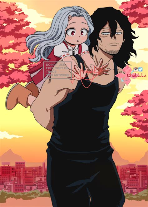 Eri and Aizawa (Fan art by me, inspired in manga chapter 281), sorry for the desproportions, I'm ...