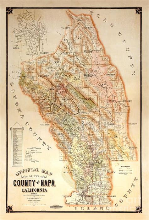 Napa County Map