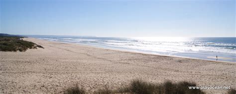 Praia da Morena Beach in Costa da Caparica, Almada • Portugal