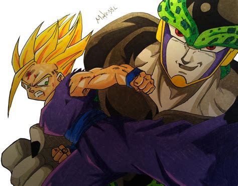 Gohan Vs Cell 2 by MikeES on DeviantArt