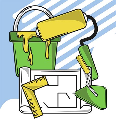 home improvement tools 4230157 Vector Art at Vecteezy