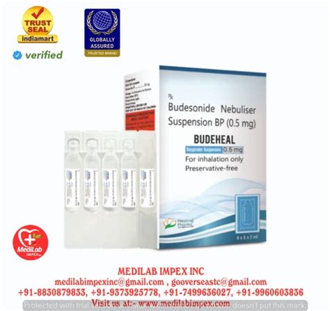 Budesonide Budesonide Nebulizer Suspension BP at Rs 80/piece ...