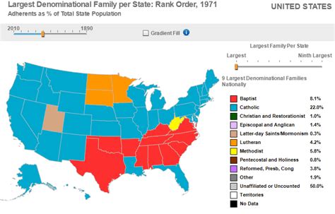 Episcopal, Lutheran, United States Map, Demographics, Large Family, Charts, Graphing, Catholic ...
