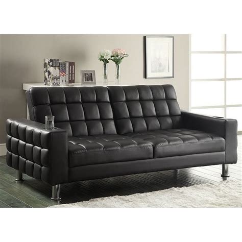 Dark Brown Contemporary Sofa Bed Coaster Furniture | FurniturePick