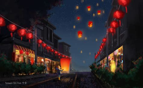 HD wallpaper: Lantern Festival, Chinese New Year, 4K, illuminated, building exterior ...