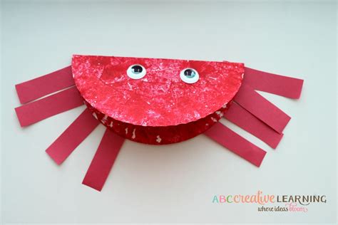 Easy Paper Plate Ocean Crab Craft For Kids To Celebrate Summer Time