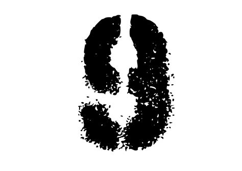 Mono Letter ‘9’ Graffiti Stencil Number Graphic by GraphicsBam Fonts · Creative Fabrica