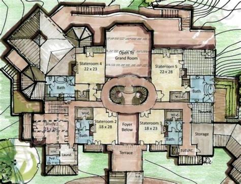 Lolek House Plan - Castle Floor - House Plan - Second Floor Plan | Castle house plans, Castle ...