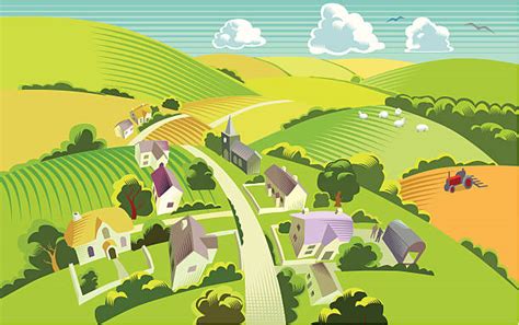 Rural Community Illustrations, Royalty-Free Vector Graphics & Clip Art - iStock