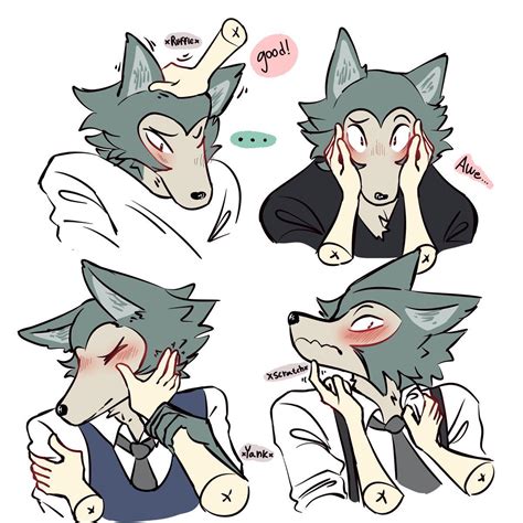 Shy wolf (fan art by KuttCranberry) : r/Beastars