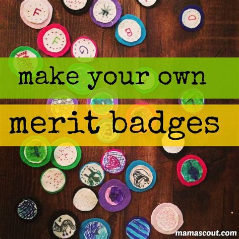 {make} :: your own merit badges | Make your own badge, Merit badge, Camping theme classroom