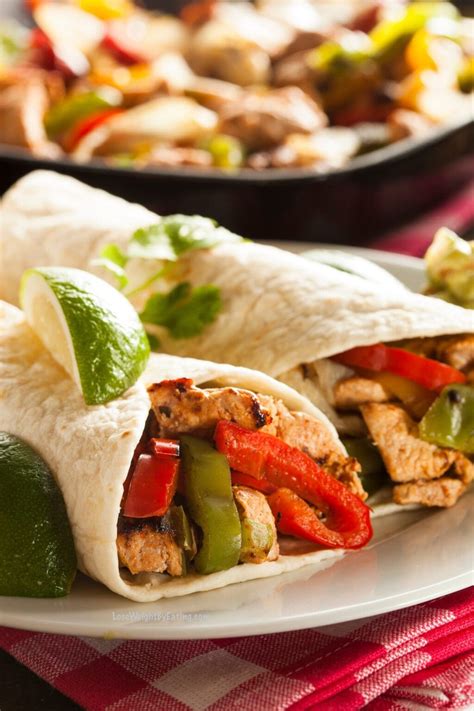 Low Calorie High Protein Chicken Wraps - Lose Weight By Eating