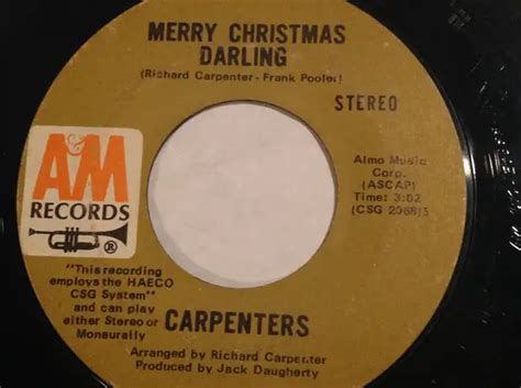 Carpenters Merry christmas darling (Vinyl Records, LP, CD) on CDandLP