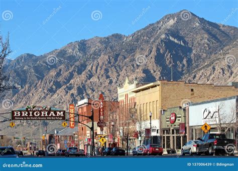 Brigham City, Utah editorial stock image. Image of mormons - 137006439