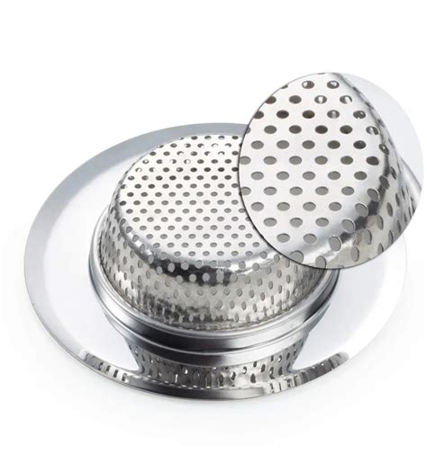 Kitchen Sink Strainer Stainless Steel With Large Wide Rim 4.5" Diameter - Buy Kitchen Sink ...