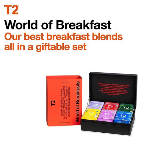 T2 Tea World Of Breakfast Black Tea Gift Pack In Mini Limited Edition ...