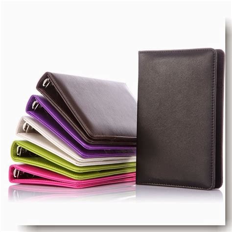 Clever Soiree: Richblue A5 Purple Cardholder Binder Compatible with Filofax