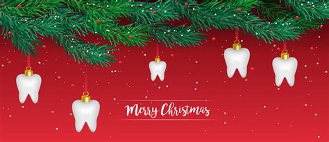 Dental Christmas card. Christmas dental card. Happy new year teeth. Tooth christmas and happy ...