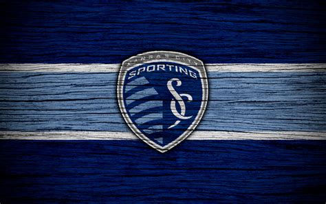 Download wallpapers Sporting Kansas City, 4k, MLS, wooden texture, Western Conference, football ...