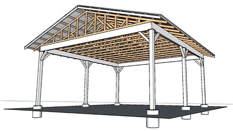 How to build a 24x24 carport - kobo building