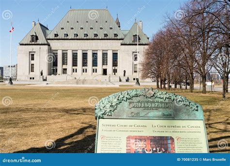 Supreme Court of Canada Building Editorial Image - Image of highest ...