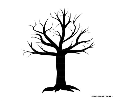 Bare Tree SVG Bare Tree Silhouette Svg Bare Tree (Download Now) - Etsy ...