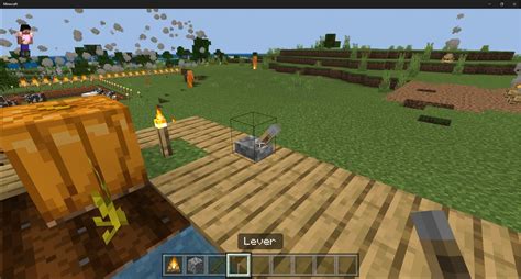 How to make a lever in Minecraft?