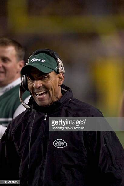 NFL Football - New York Jets head coach, Herman Edwards against the ...