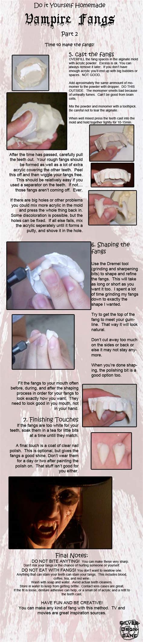 DIY Vampire Fangs part 2 by SilverDrgnbane on DeviantArt