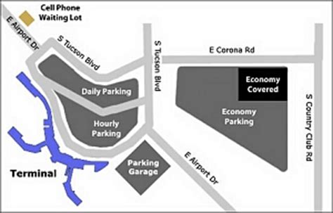 Airport Parking Maps For Springfield, St Louis, Syracuse, Tampa, Tulsa