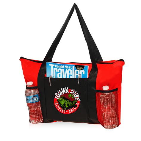 44131 Zippered Non-Woven Tote Bags - Kool Pak