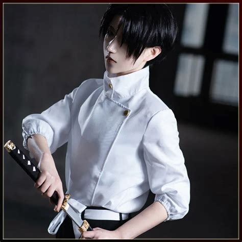 Anime Jujutsu Kaisen Yuta Okkotsu Cosplay Costume White, 49% OFF