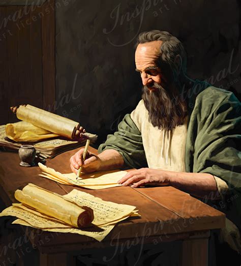 Paul The Apostle Writing