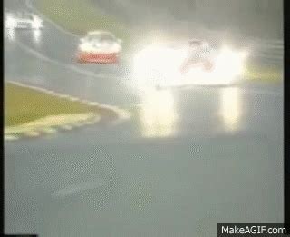 Mercedes Le Mans 99' Mercedes CLR GT1 Crash Live on Make a GIF