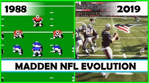 MADDEN NFL evolution [1988 - 2019] - YouTube