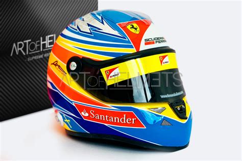 Fernando Alonso 2011 1:2 Scale Replica Helmet – Art of Helmets