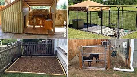 30+ Clever Designs of How to Build Backyard Dog Kennel Ideas - Simphome | Wooden dog kennels ...