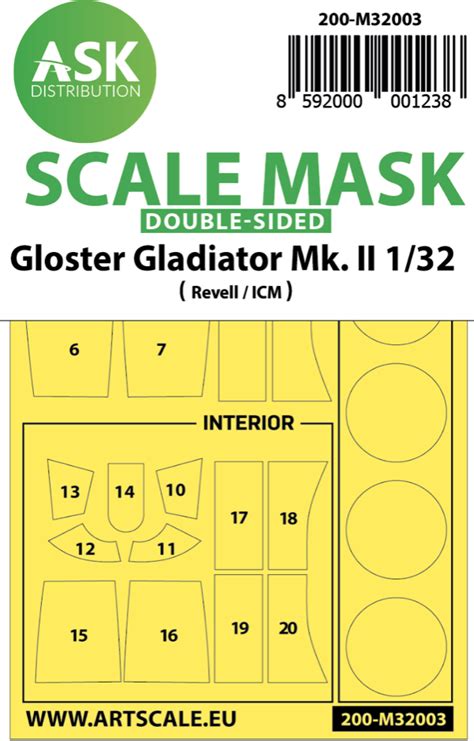 Gloster Gladiator Mk.II double-sided Art Scale Kit -M32003