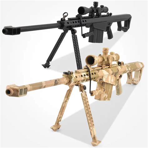 1:4 Alloy Assembly Simulation Gun Barrett Sniper Rifle Model Boy Military Model Children Toys-in ...