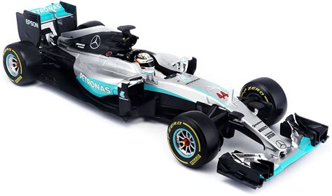 Køb Bburago B18-18001 "F1 2016 Mercedes AMG Team Car Lewis Hamilton" Diecast Model Kit, 1:18 Scale