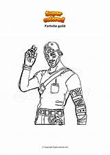 Coloring page Fortnite Guild  Supercoloredcom sketch template