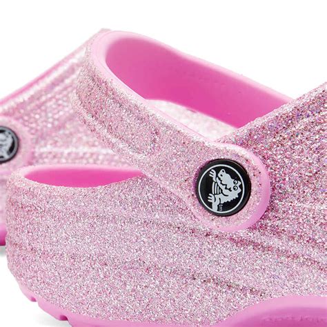 Crocs Women's Classic Glitter II Clog in Taffy Pink Crocs