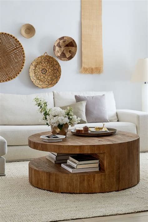 Rounded Center Tables | Furniture Design | Wood Table | Coffee Table | Décor Ideas | Table decor ...