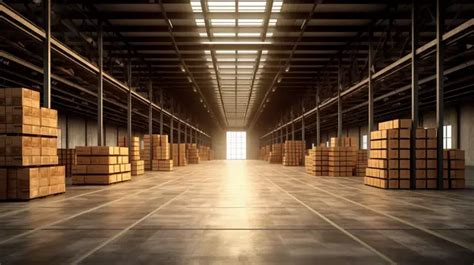 Stunning 3d Interior Of A Warehouse Background, Storehouse, Warehouse, Industrial Warehouse ...