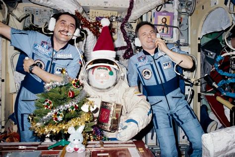 A brief history of humans spending Christmas in space - ABC News