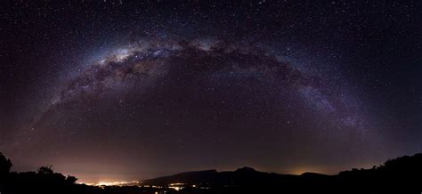 Panoramic view of the Milky Way in the night sky by macinivnw on DeviantArt